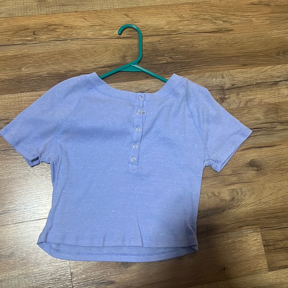 periwinkle crop top